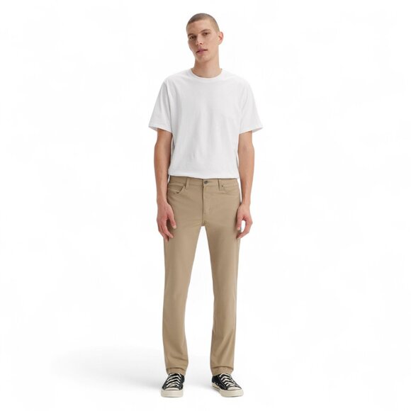 Levi's 511 Men's Slim Fit Tech Pants Size 36x34 Performance Stretch Khaki Tan - Picture 3 of 15